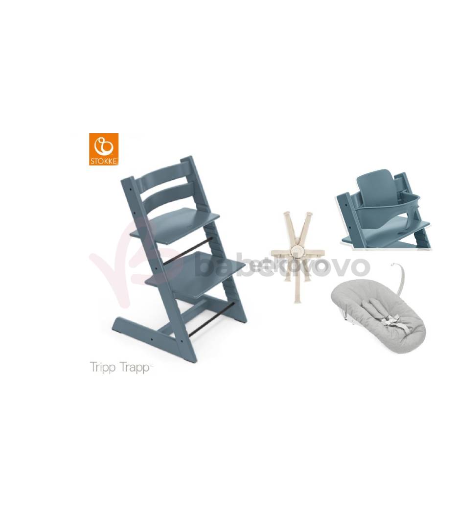 Stolička Stokke Tripp Trapp Fjord Blue + Darčeky