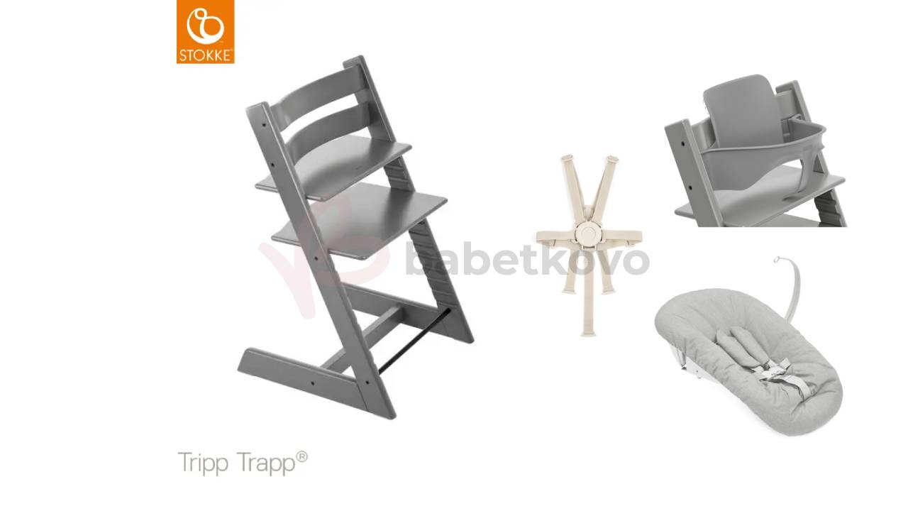 Stolička Stokke Tripp Trapp Storm Grey + Darčeky