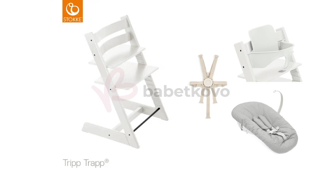 Stolička Stokke Tripp Trapp White + Darčeky