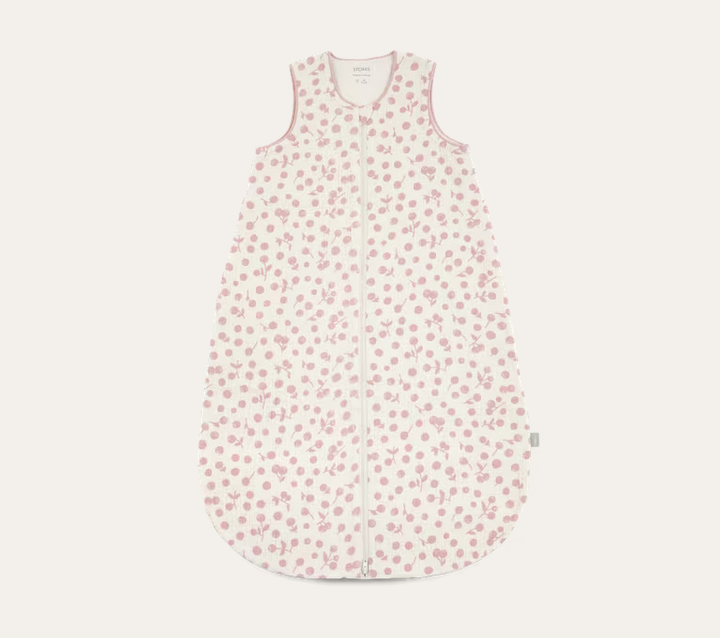 Stokke Obojstranný mušelínový spací vak 6-12 mes. Wild rose berries