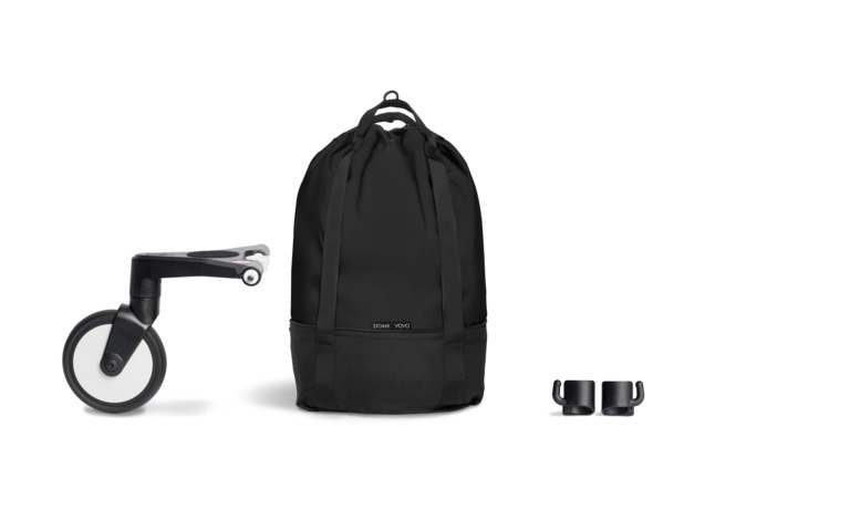 STOKKE YOYO Pojazdná taška, Black
