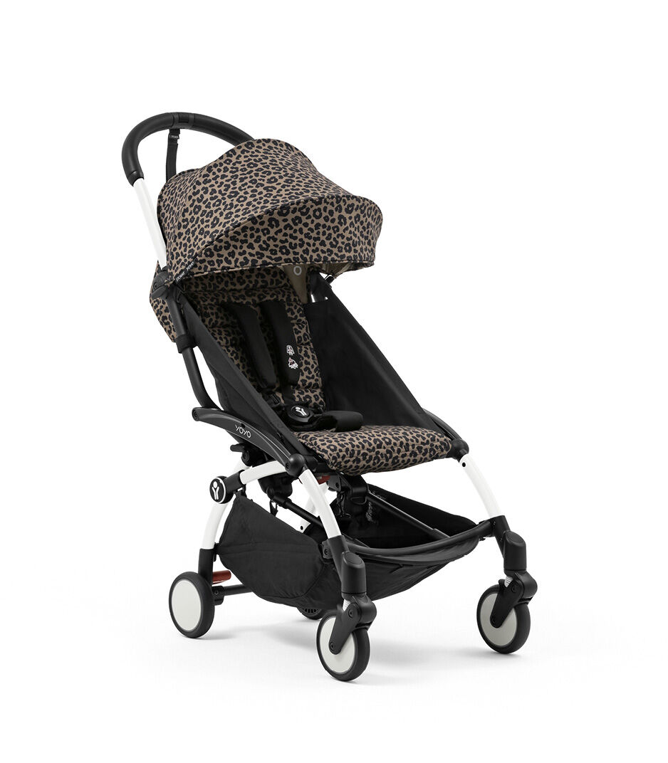 STOKKE® YOYO³ športový kočík 6+ White/Leopard
