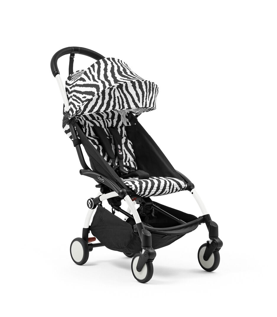 STOKKE® YOYO³ športový kočík 6+ White/Zebra
