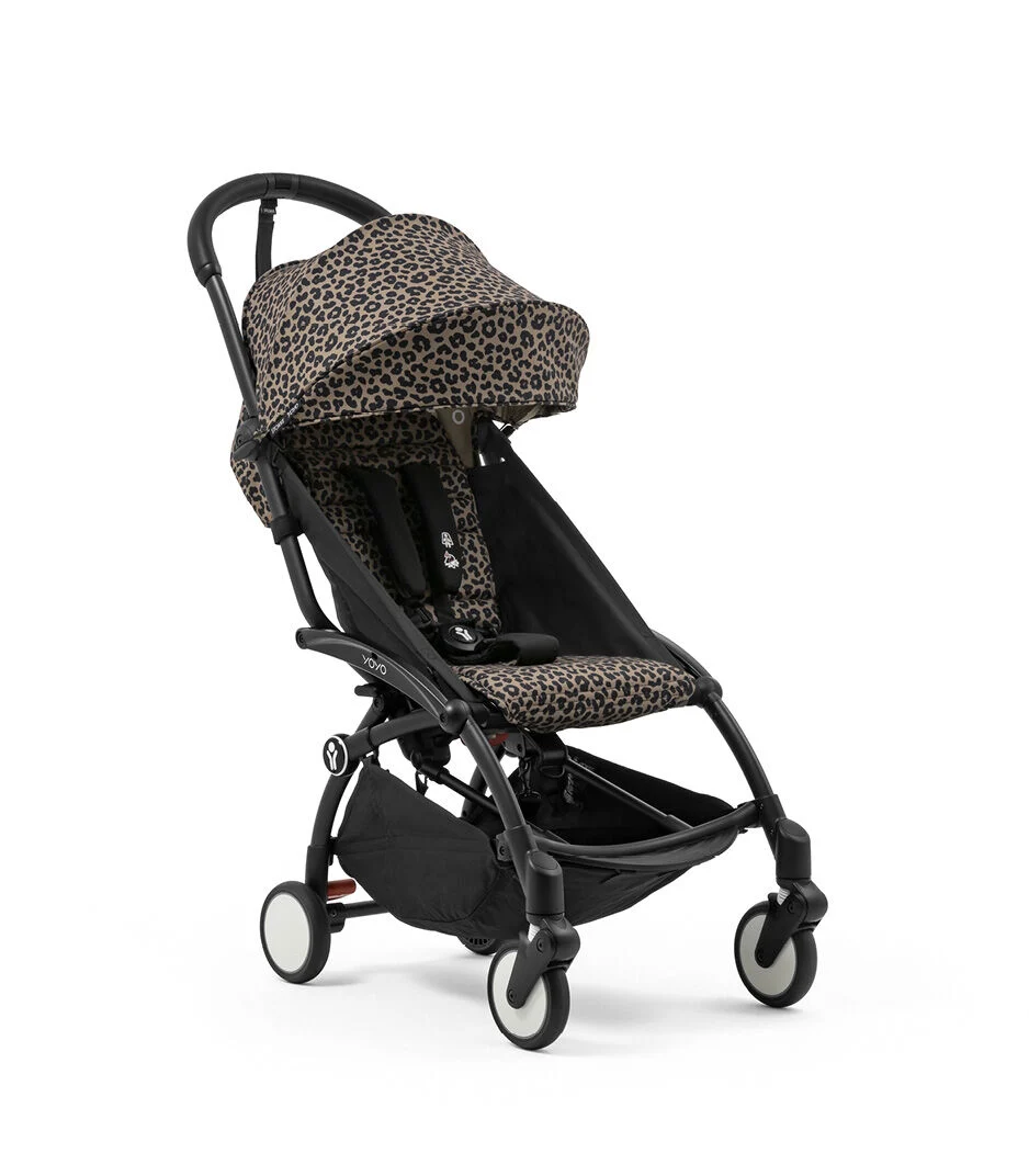 STOKKE® YOYO³ športový kočík 6+ Black/Leopard