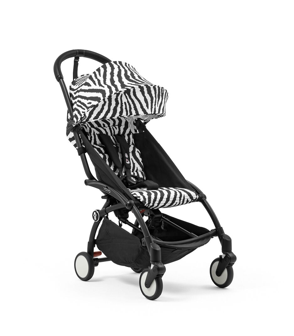 STOKKE® YOYO³ športový kočík 6+ Black/Zebra