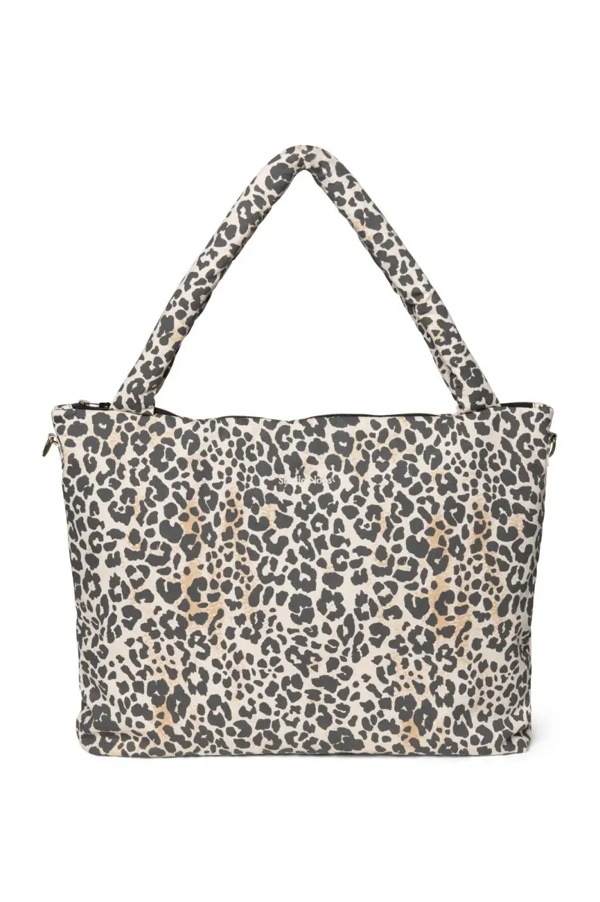 Soft Cotton DIAPER BAG - prebaľovacia taška Leopard