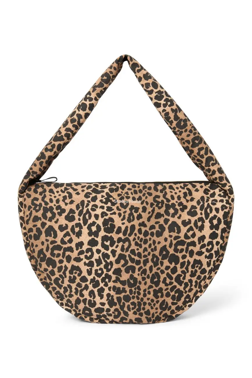 STUDIO NOOS - Cotton Cross Body bag Brown Leopard