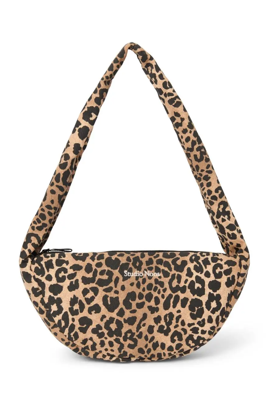 STUDIO NOOS - Cotton Mini Cross Body Bag Brown Leopard