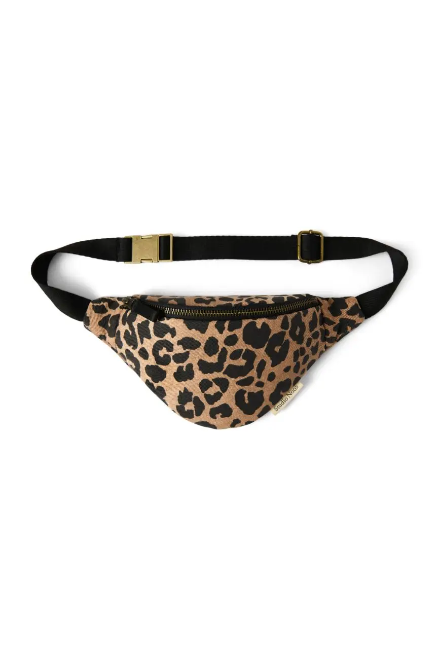STUDIO NOOS - Cotton Mini FANNY pack kabelka Brown Leopard