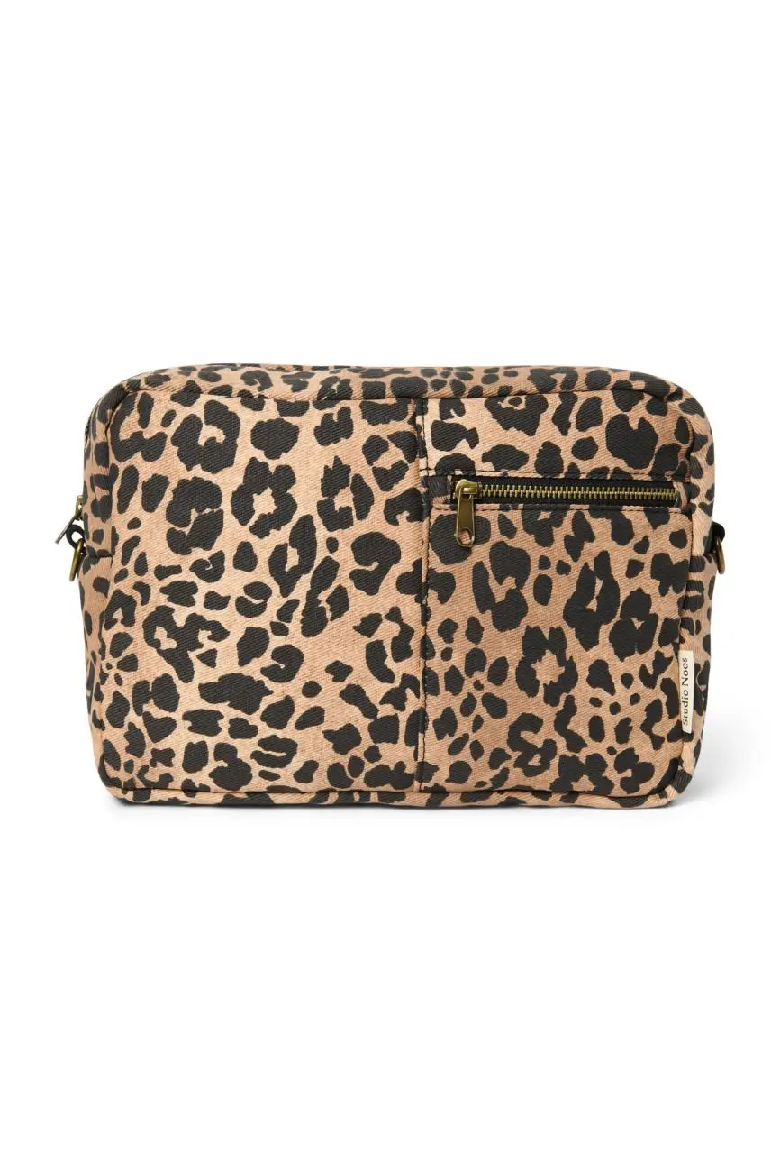 STUDIO NOOS - Cotton ORGANIZER na kočík Brown Leopard