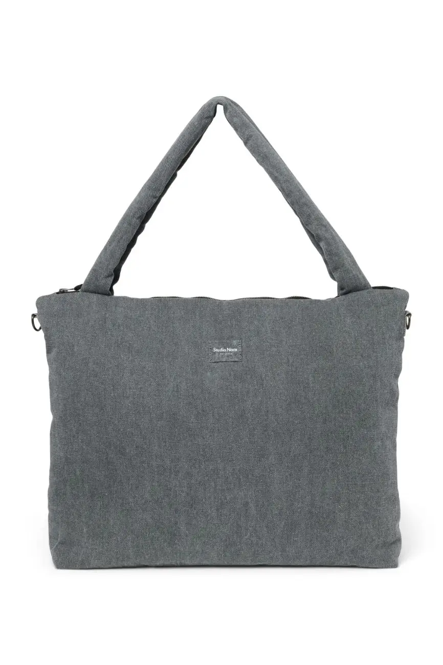 STUDIO NOOS - Denim DIAPER BAG - prebalovacia taška Grey