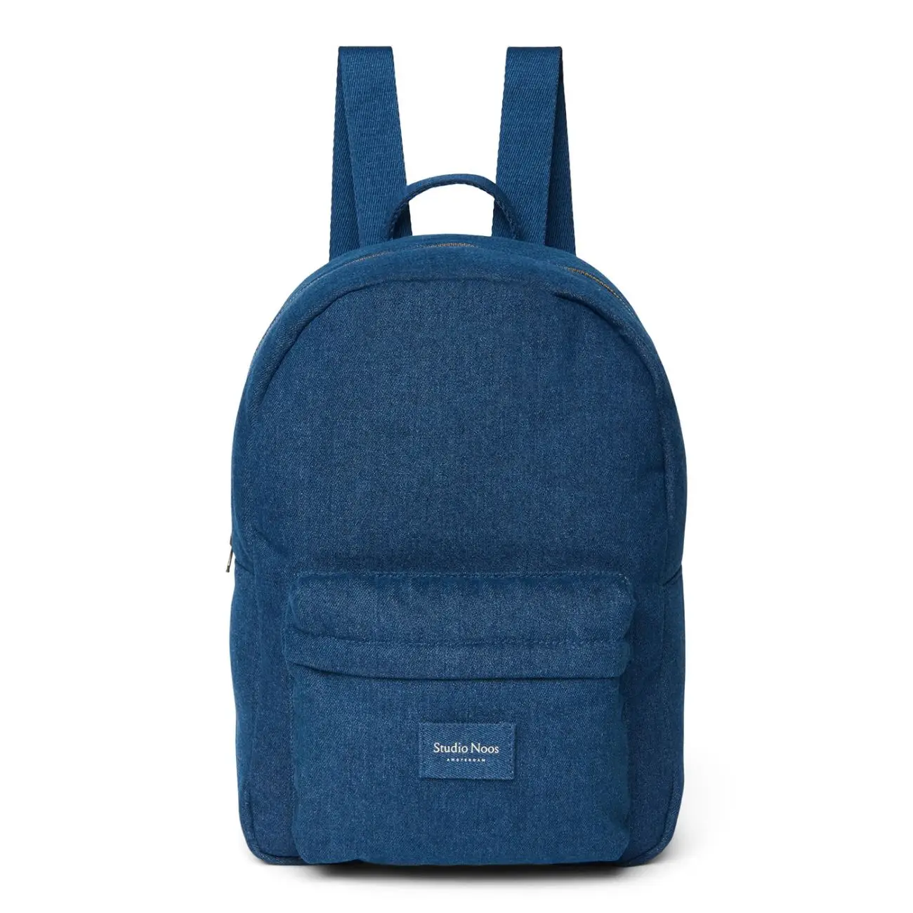 STUDIO NOOS - Denim Midi BACKPACK - batôžtek Dark Blue