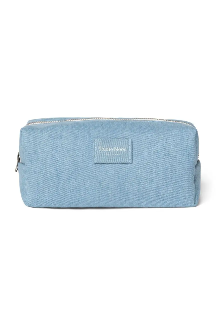 STUDIO NOOS - Denim POUCH - kabelka Blue Hearts