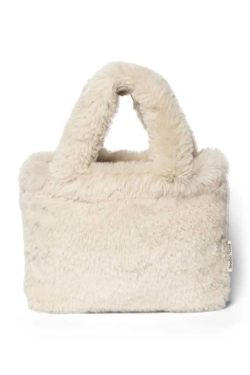 STUDIO NOOS - Faux Fur Mini Handbag | Natural