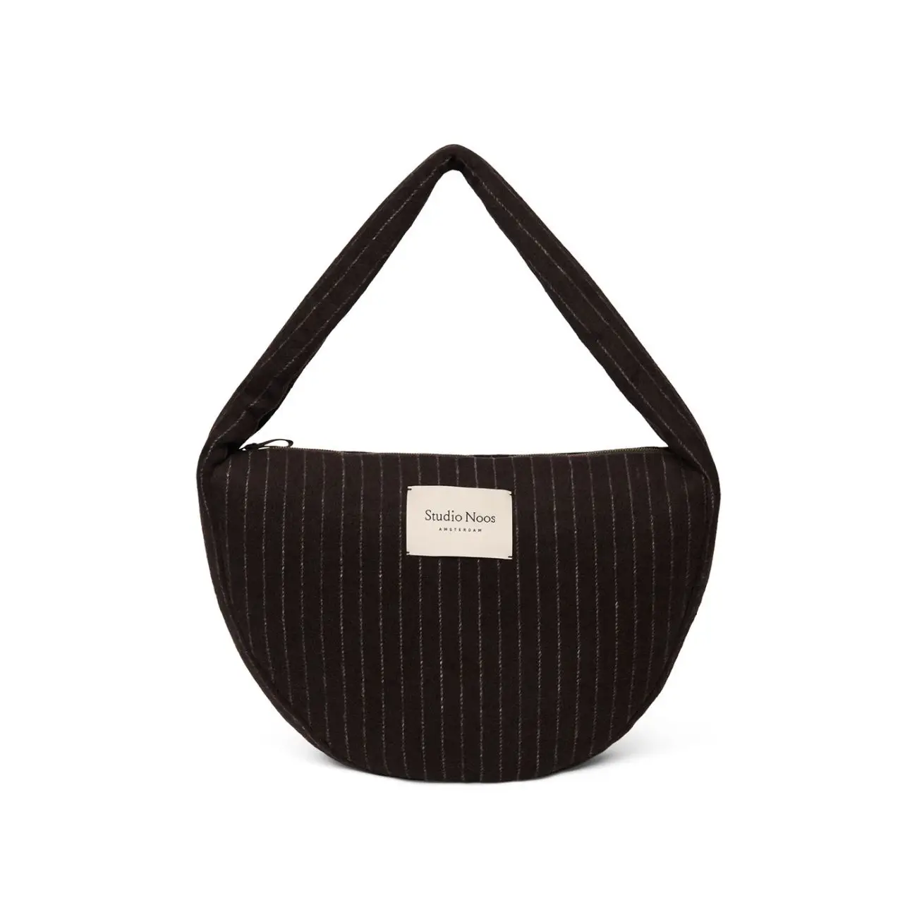STUDIO NOOS - Flannel Chalkstripe Cross Body bag Brown