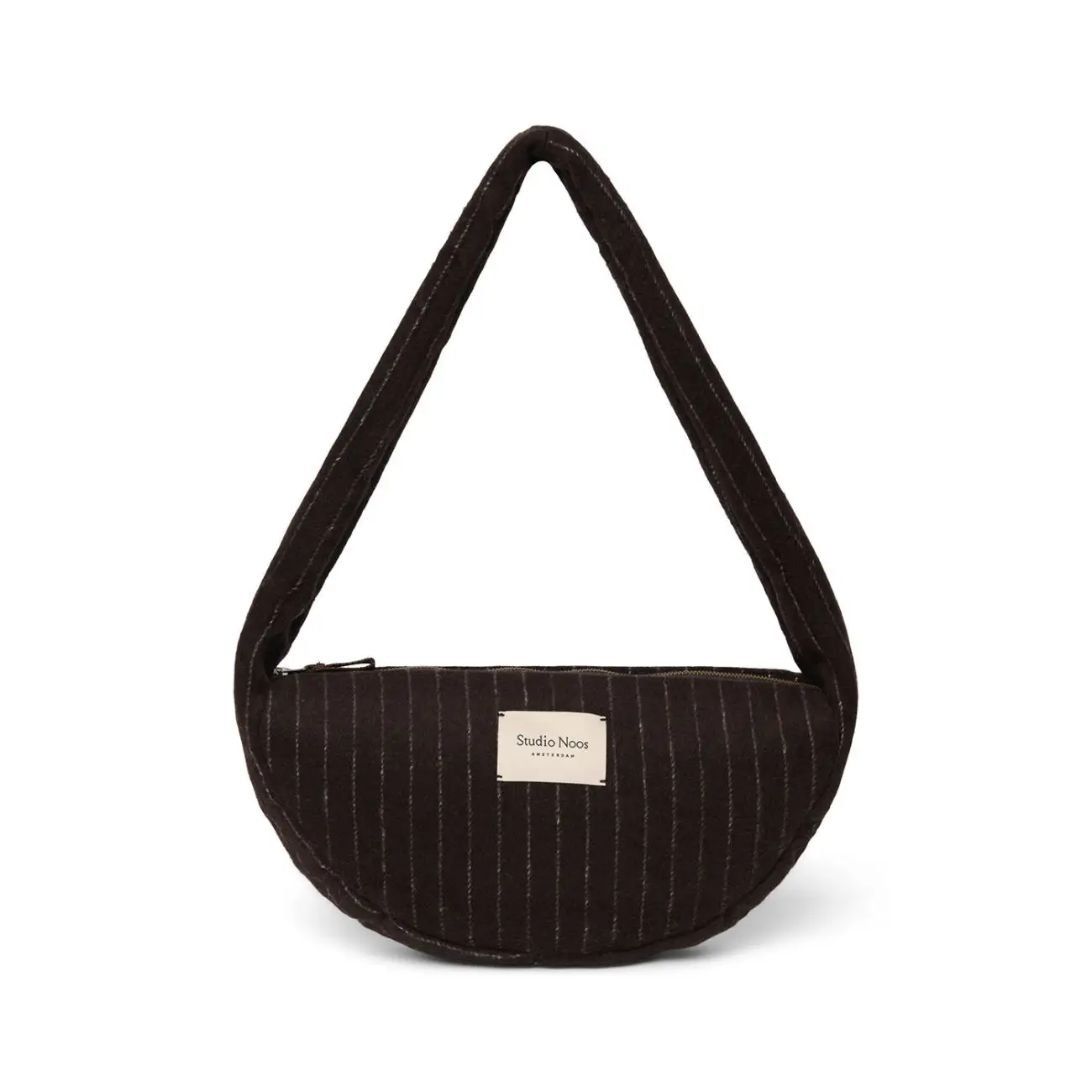 STUDIO NOOS - Flannel Chalkstripe Mini Cross Body bag | Brown
