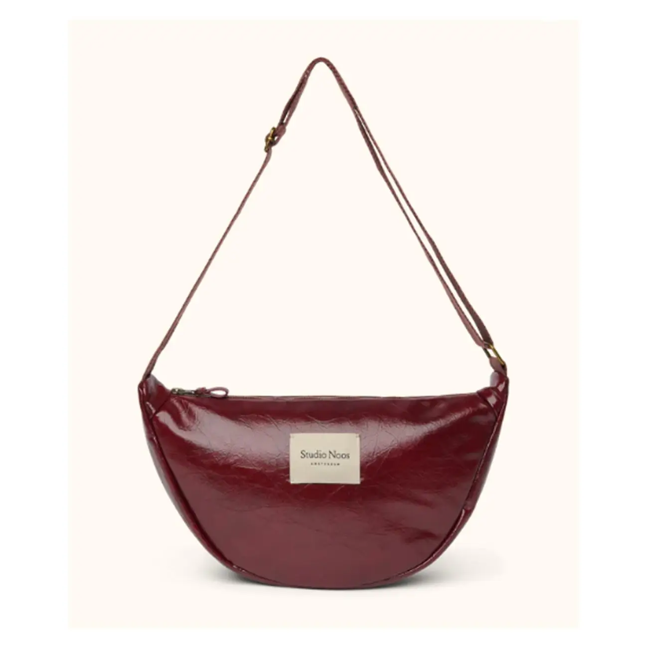 STUDIO NOOS - Leather Adult FANNY kabelka Burgundy