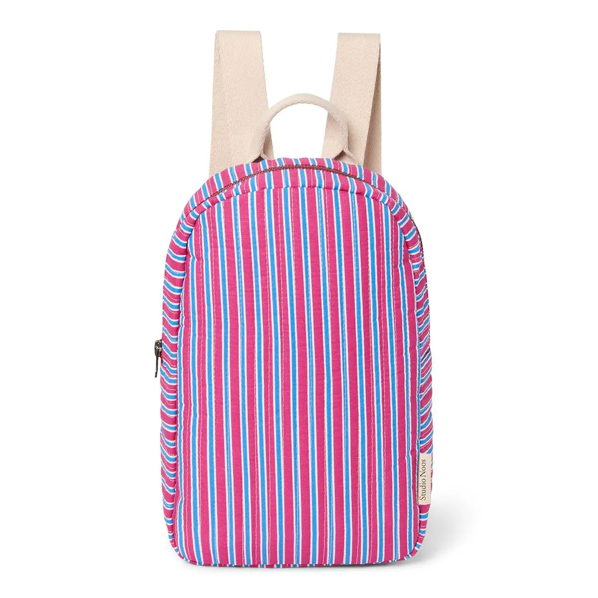 STUDIO NOOS - Poplin Mini BACKPACK - batůžek | Raspberry Striped