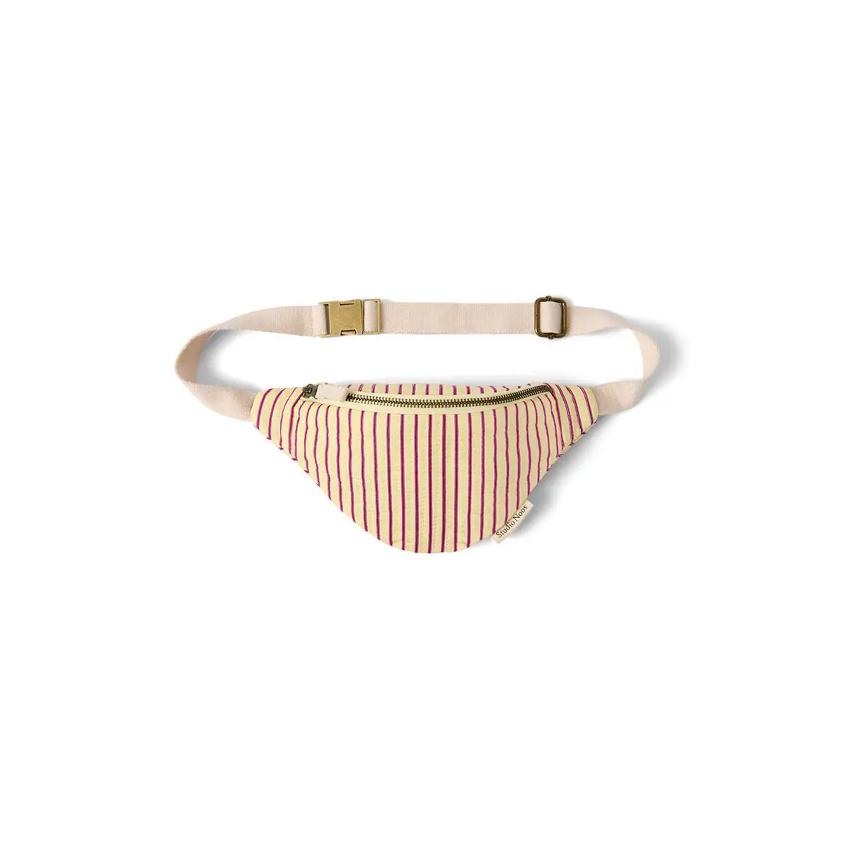 STUDIO NOOS - Poplin Mini FANNY kabelka | Butter Yellow Striped