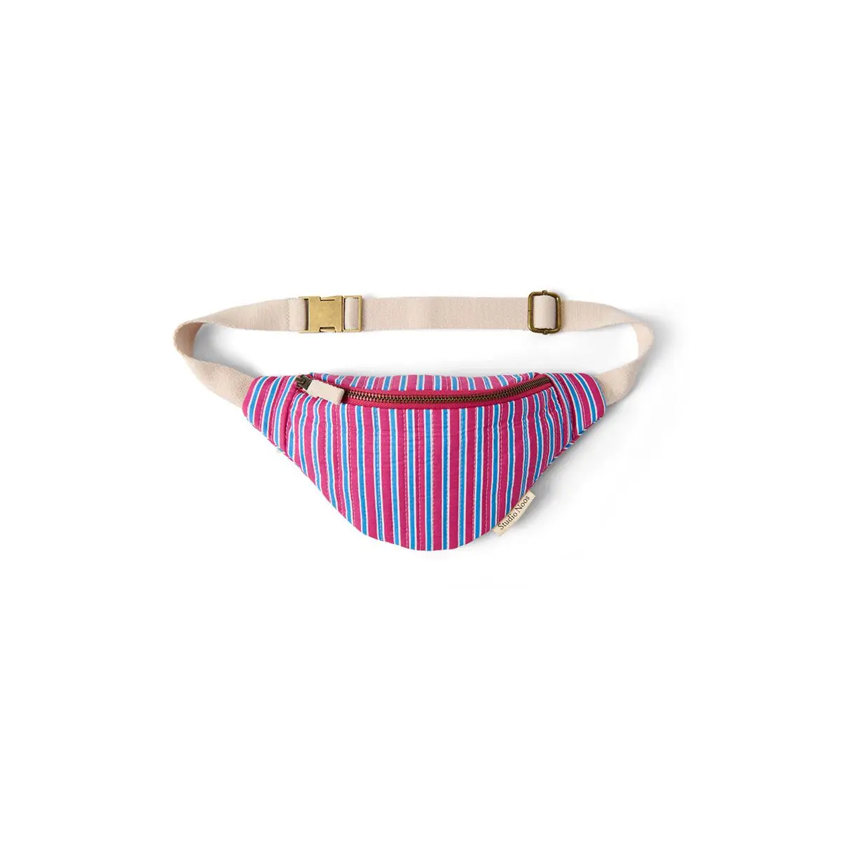 STUDIO NOOS - Poplin Mini FANNY kabelka | Raspberry Striped