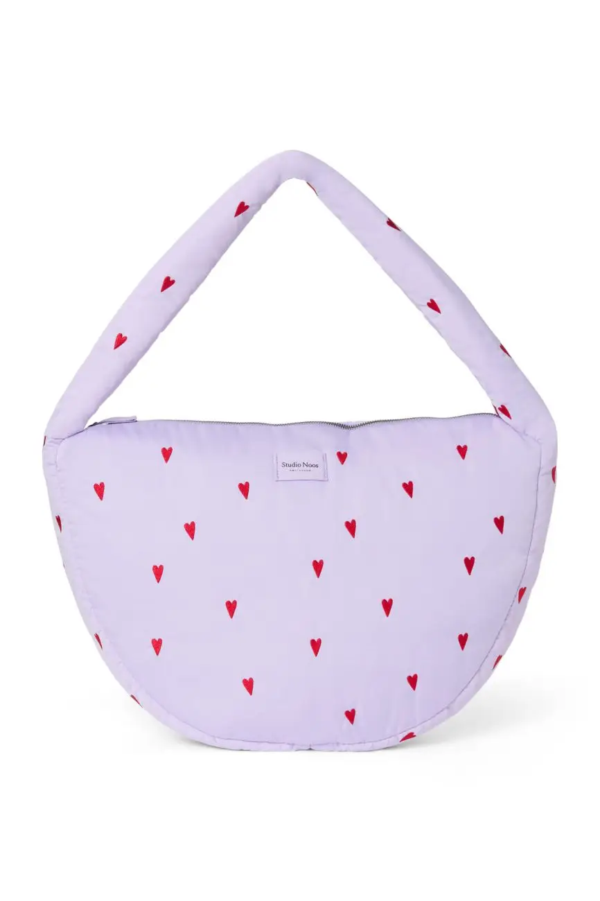 STUDIO NOOS - Puffy Cross Body Bag Purple Hearts
