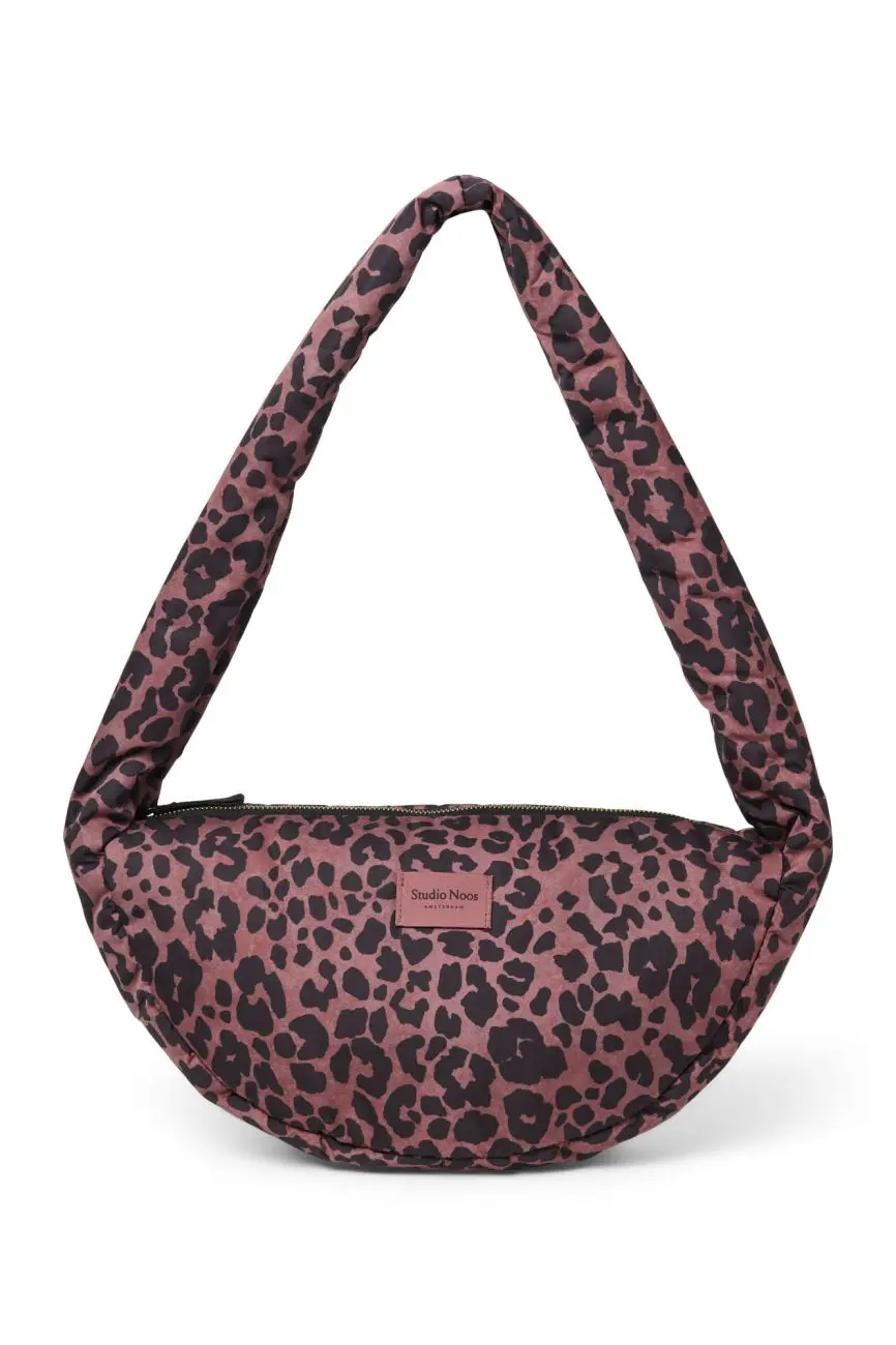 STUDIO NOOS - Puffy Mini Cross Body Bag Red Leopard