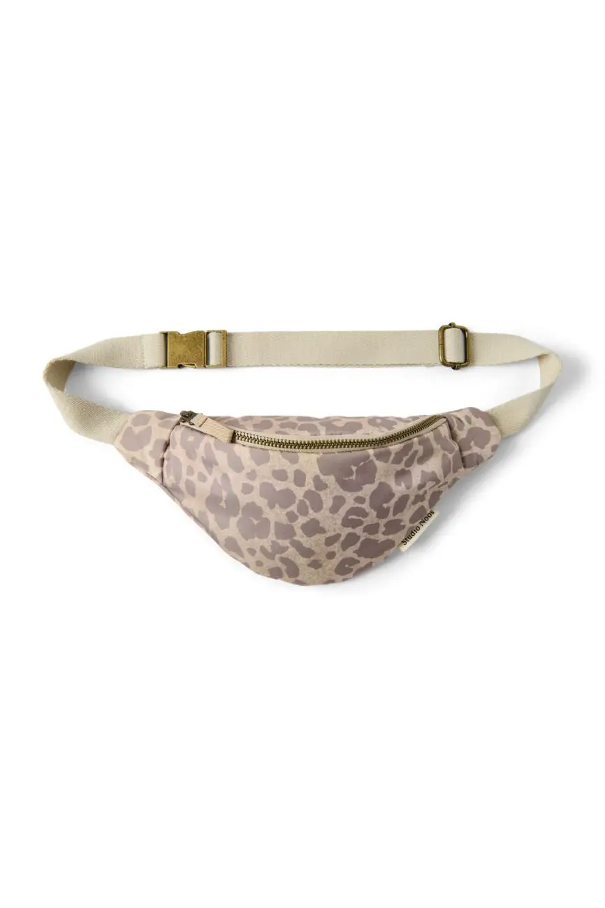 STUDIO NOOS - Puffy Mini FANNY pack - ladvinka Cream Leopard