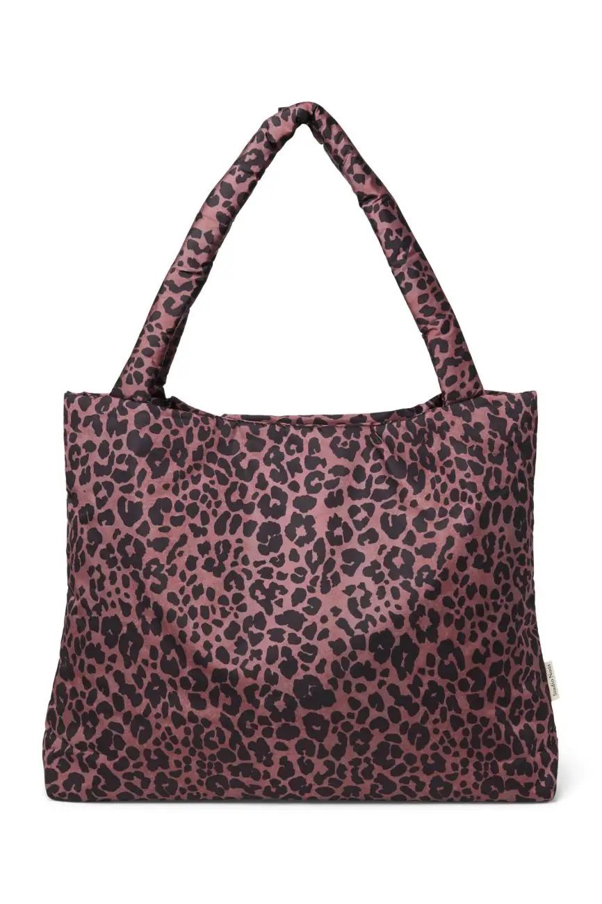 STUDIO NOOS - Puffy MOM BAG Red Leopard