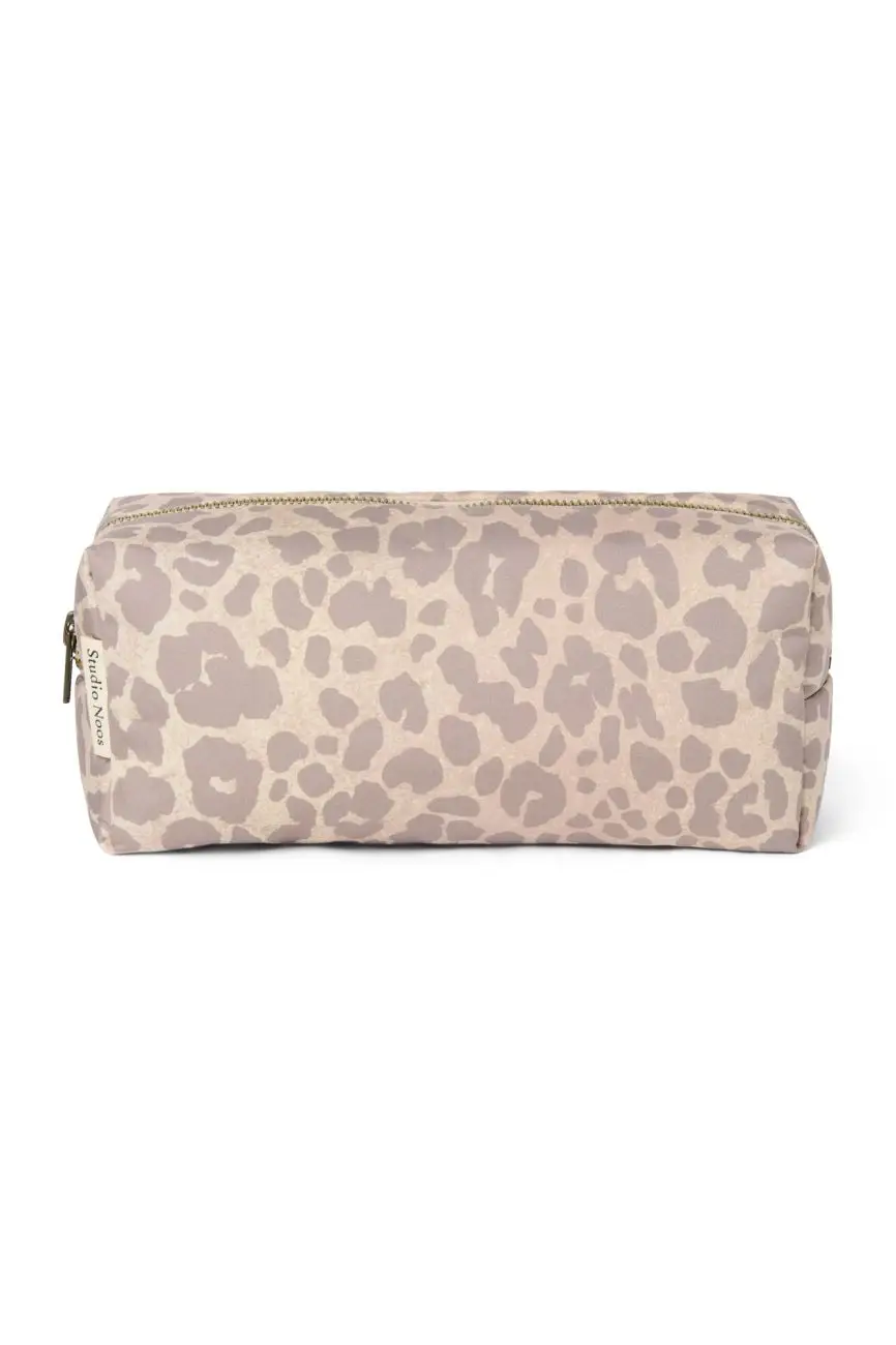STUDIO NOOS - Puffy POUCH - kabelka Cream Leopard