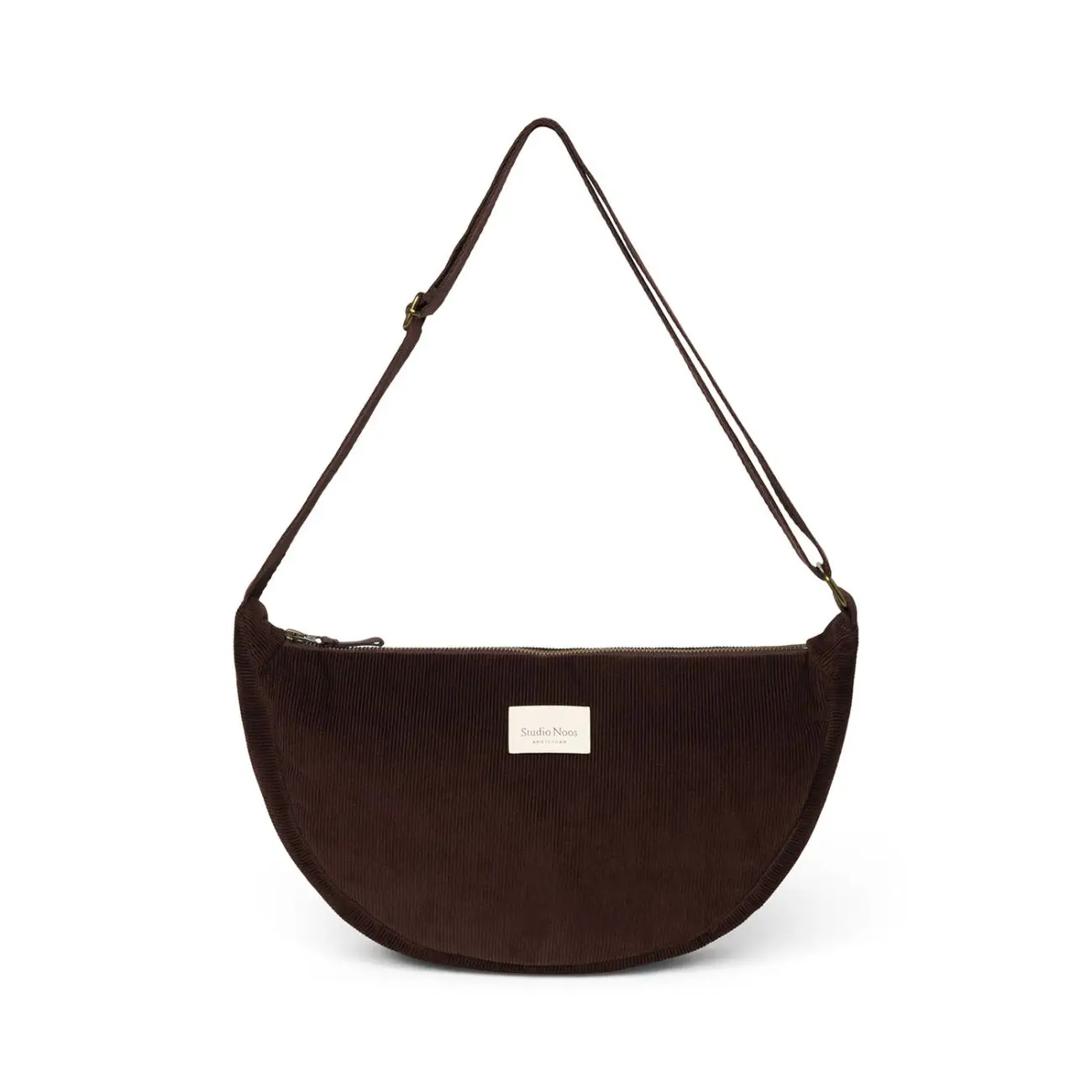 STUDIO NOOS - RIB puffy Adult FANNY kabelka Dark Brown