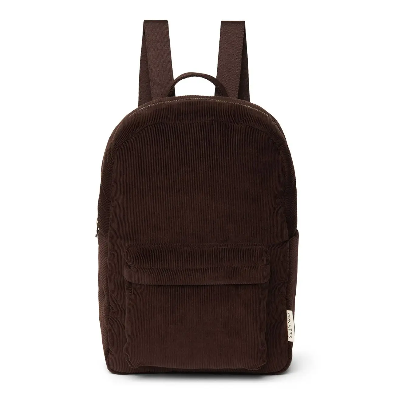 STUDIO NOOS - RIB puffy Midi BACKPACK - batôžtek Dark Brown