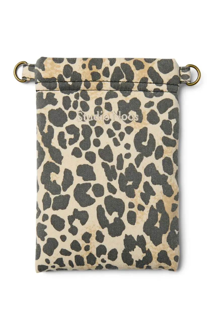 STUDIO NOOS - Soft Cotton Phone BAG - taštička na telefon | Leopard