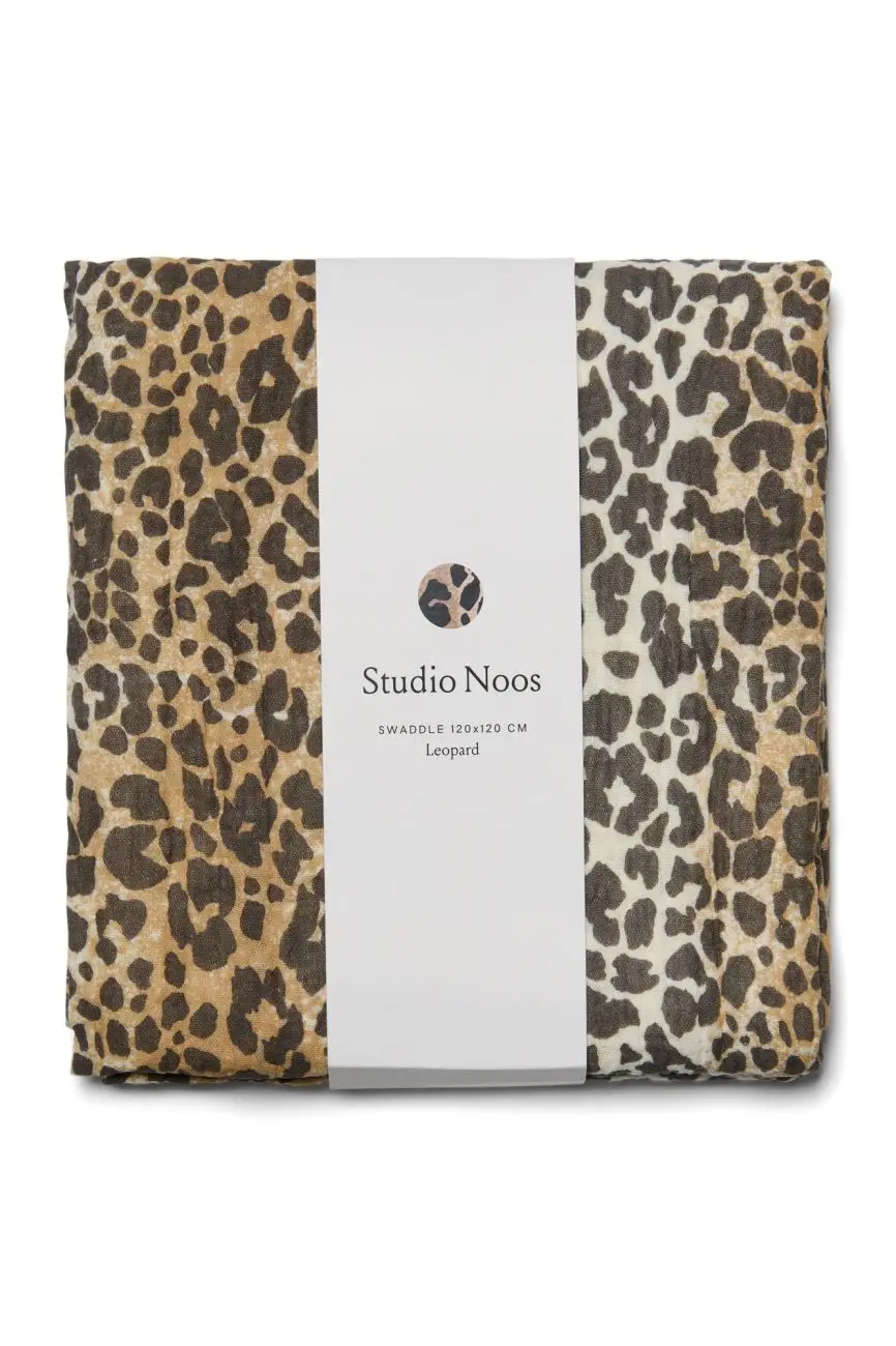 STUDIO NOOS - SWADDLE ZAVINOVAČKA Print Large Leopard