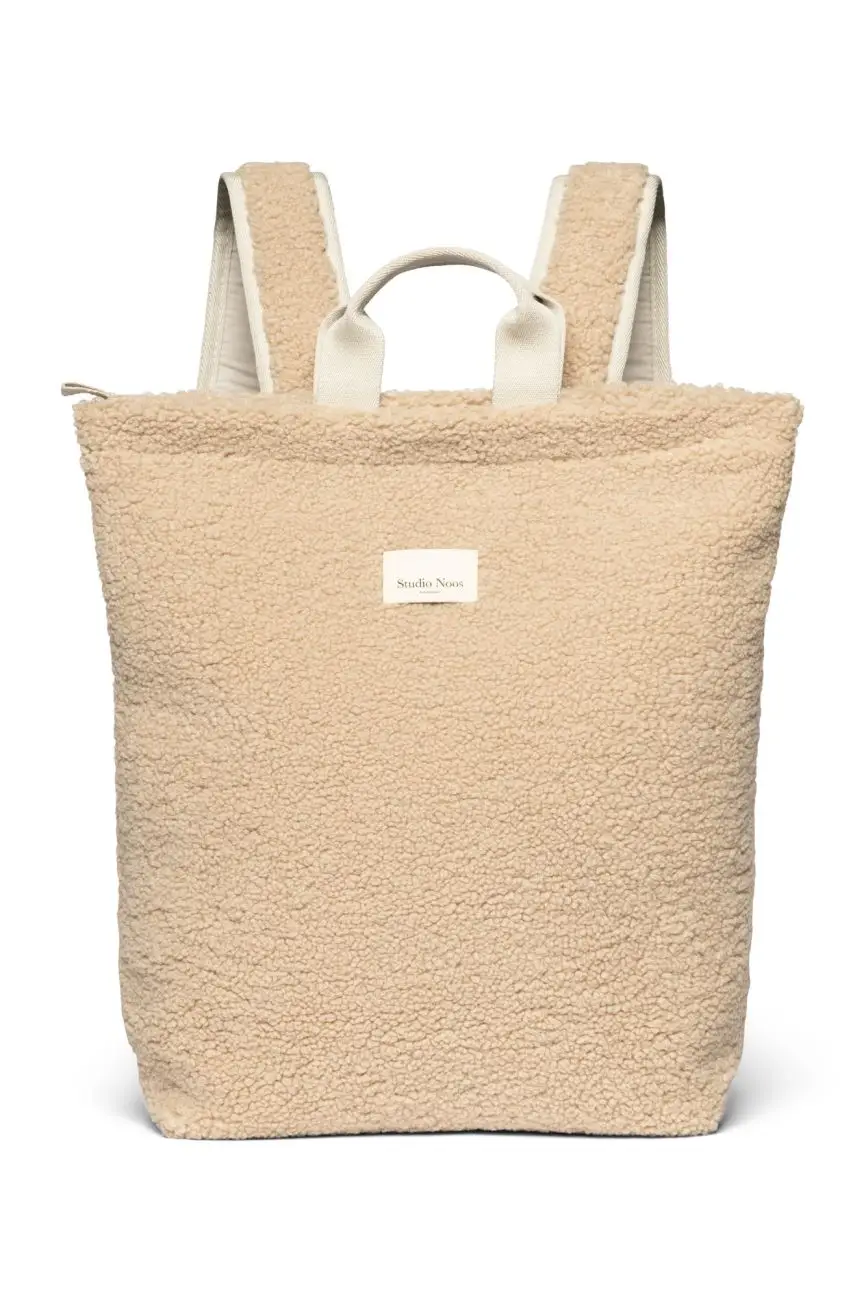 STUDIO NOOS - Teddy BACKPACK batoh pre dospelé Ecru