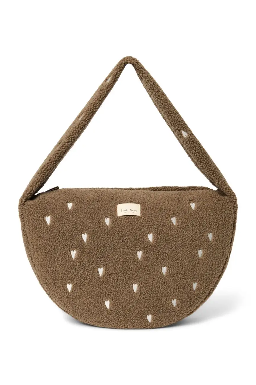 STUDIO NOOS - Teddy Cross Body Bag | Brown Hearts