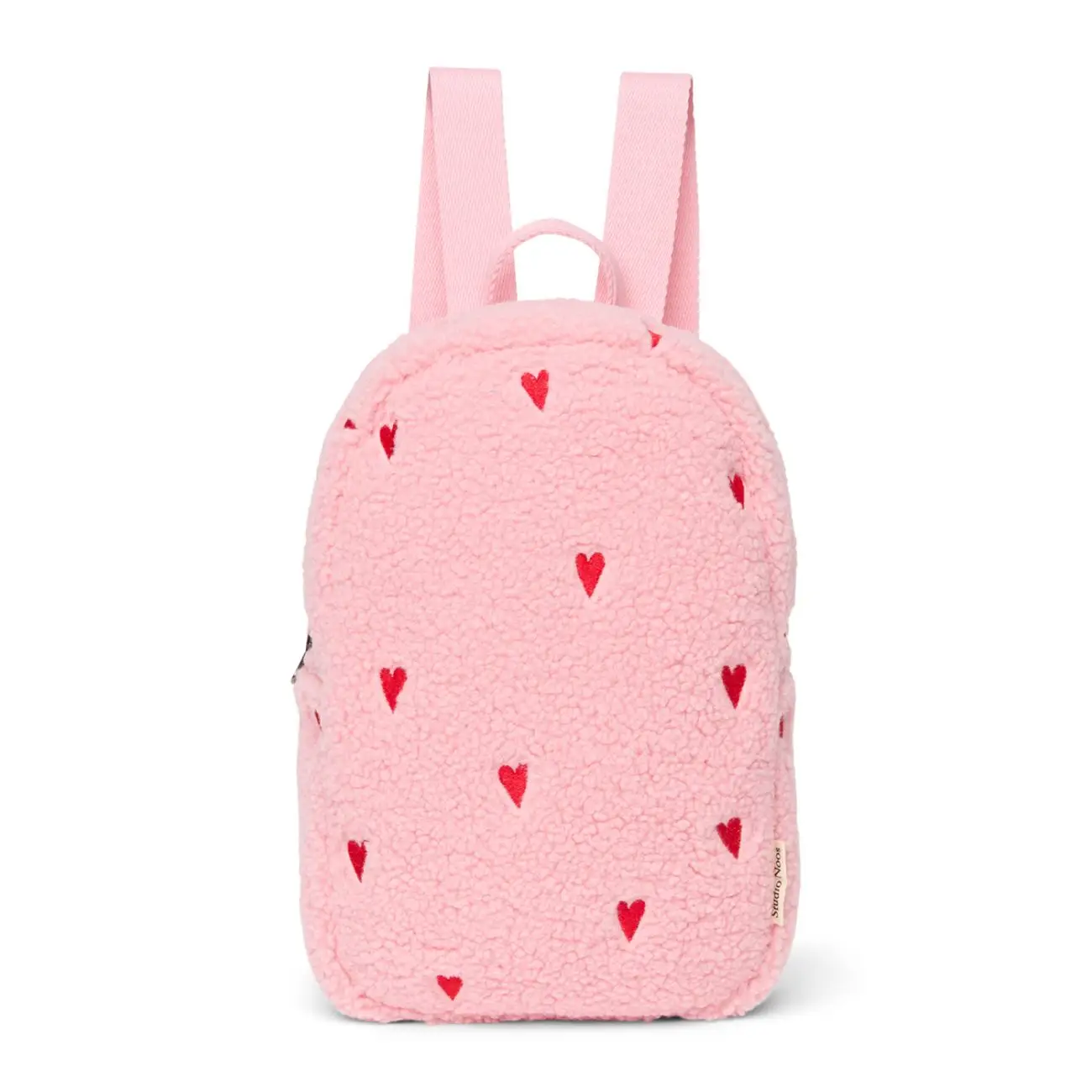 STUDIO NOOS - Teddy Mini BACKPACK - batôžtek Light Pink Hearts