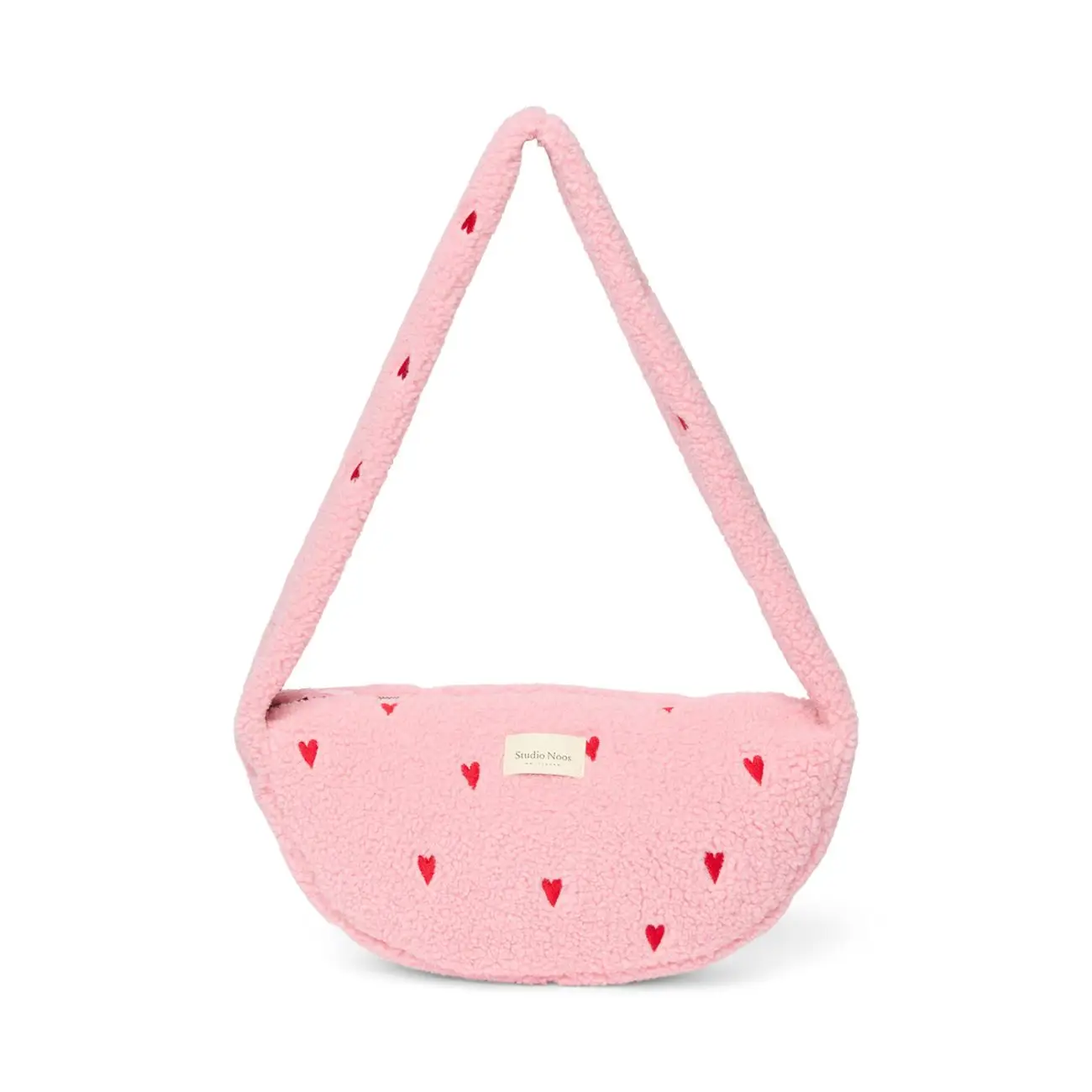 STUDIO NOOS - Teddy Mini Cross Body Bag Light Pink Hearts