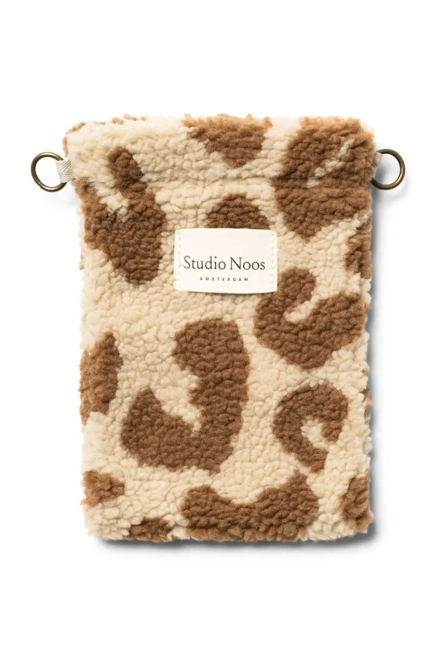 STUDIO NOOS - Teddy Phone BAG - taštička na telefon Leopard