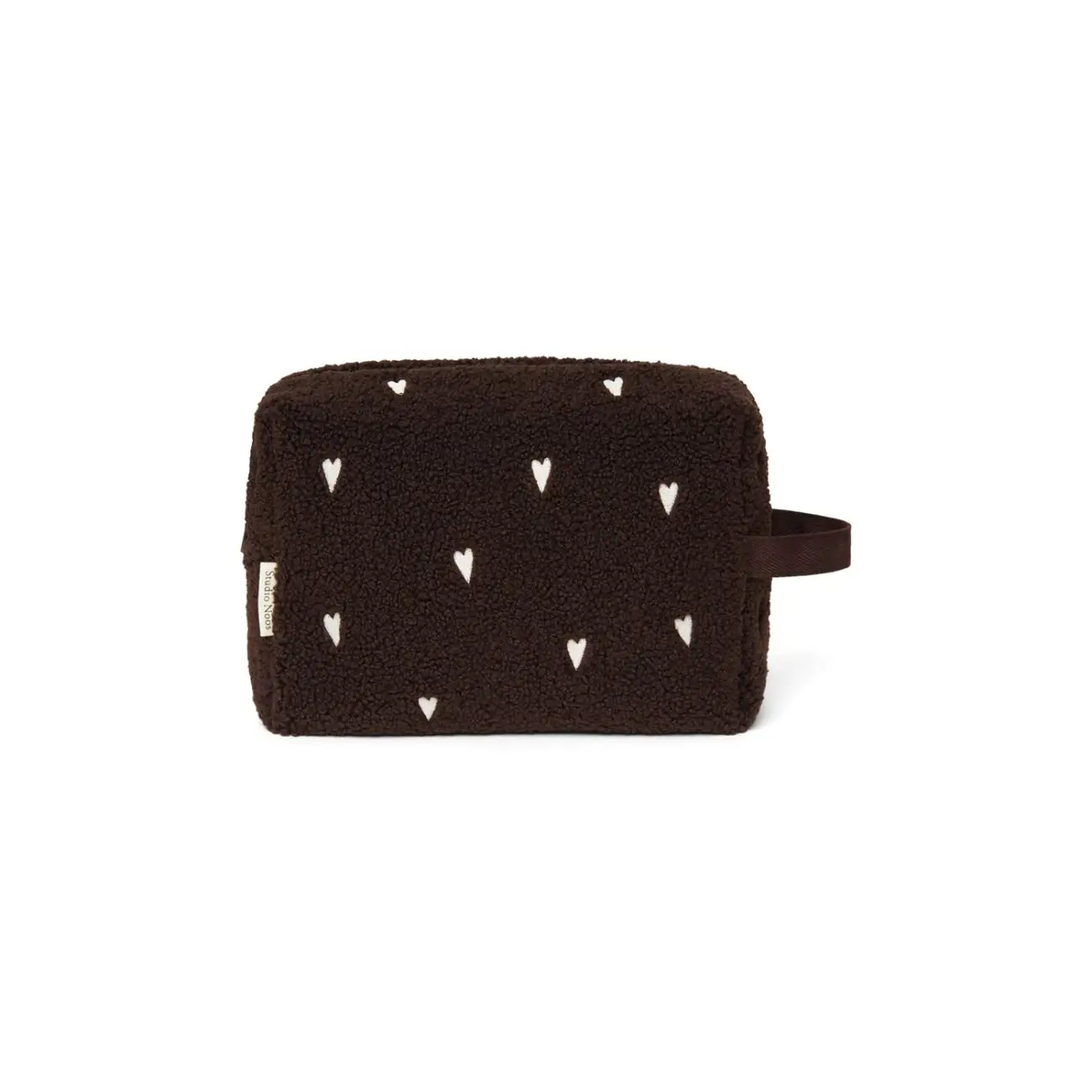 STUDIO NOOS - Teddy Toiletry - toaletná taštička | Chocolate Hearts