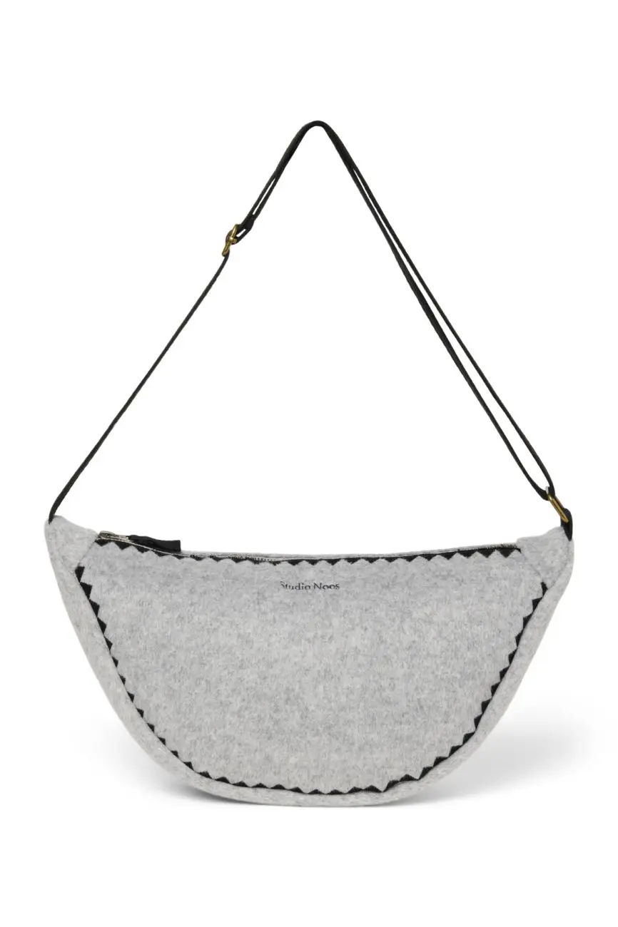 STUDIO NOOS - Vlnená Adult FANNY kabelka Grey