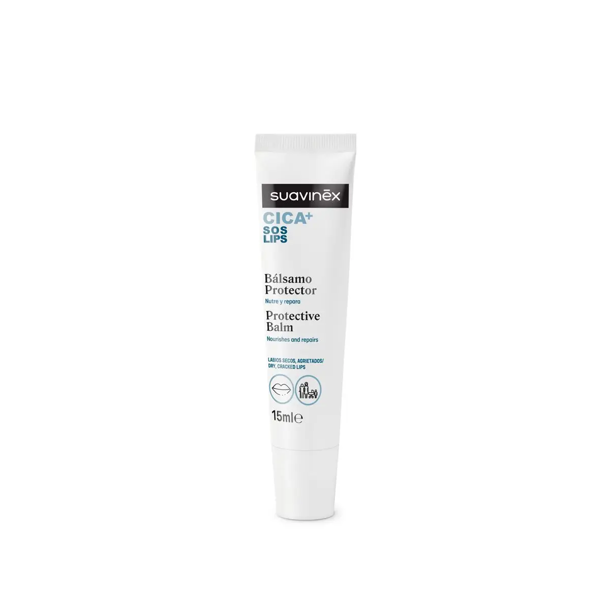 SUAVINEX CICA Ochranný balzam na pery - 15 ml