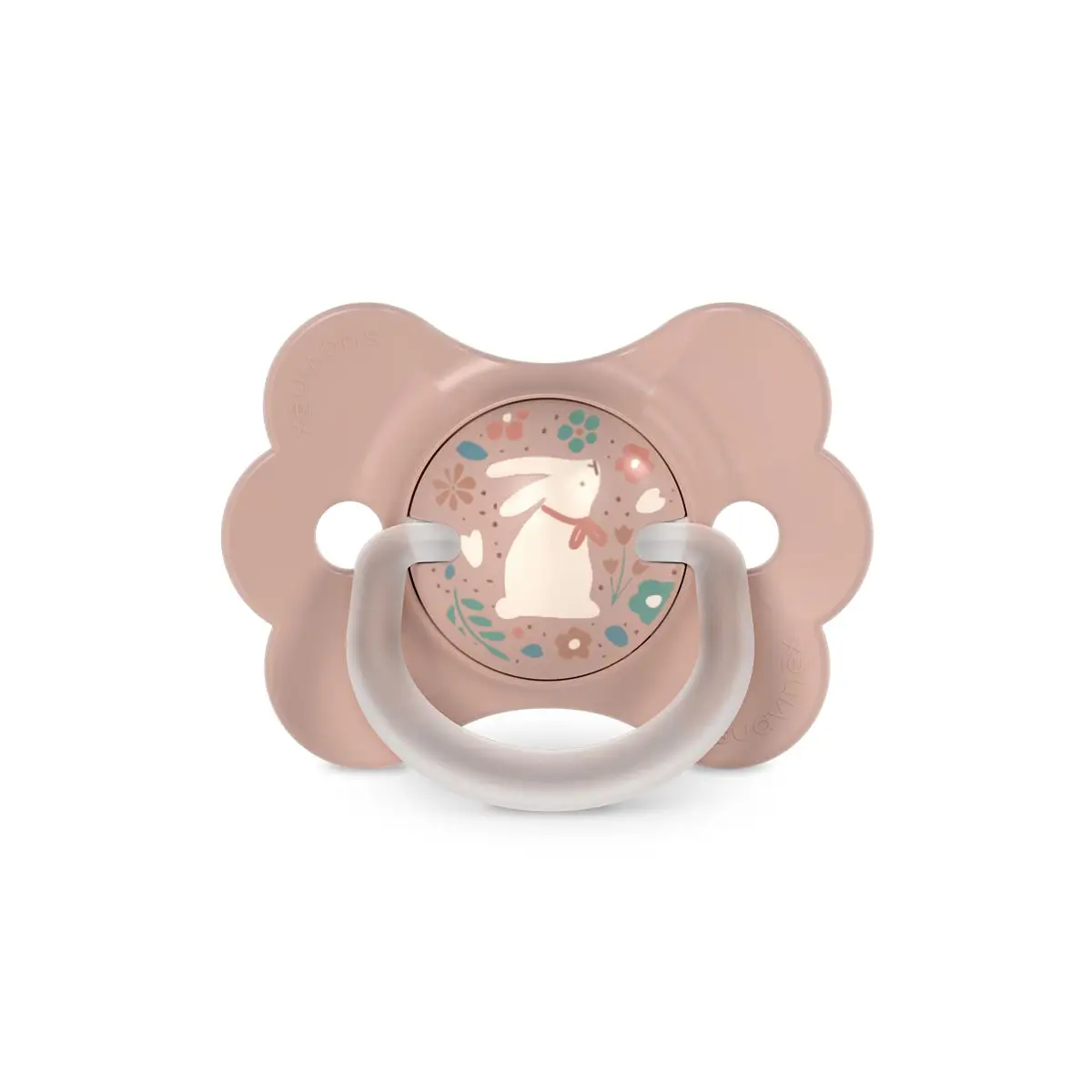 SUAVINEX Cumlík SX PRO fyziologický BUTTERFLY WONDERLAND NEW  6/18m - ružový králik