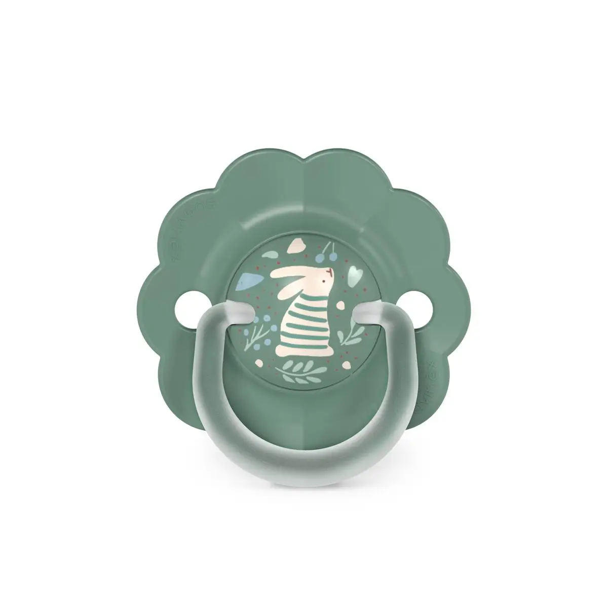 SUAVINEX | Cumlík SX PRO fyziologický WONDERLAND NEW 6/18m - zelený králik