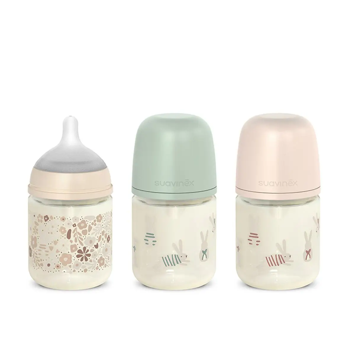 SUAVINEX Fľaša sklo WONDERLAND NEW 120 ml fyziologická SX PRO +0 SF