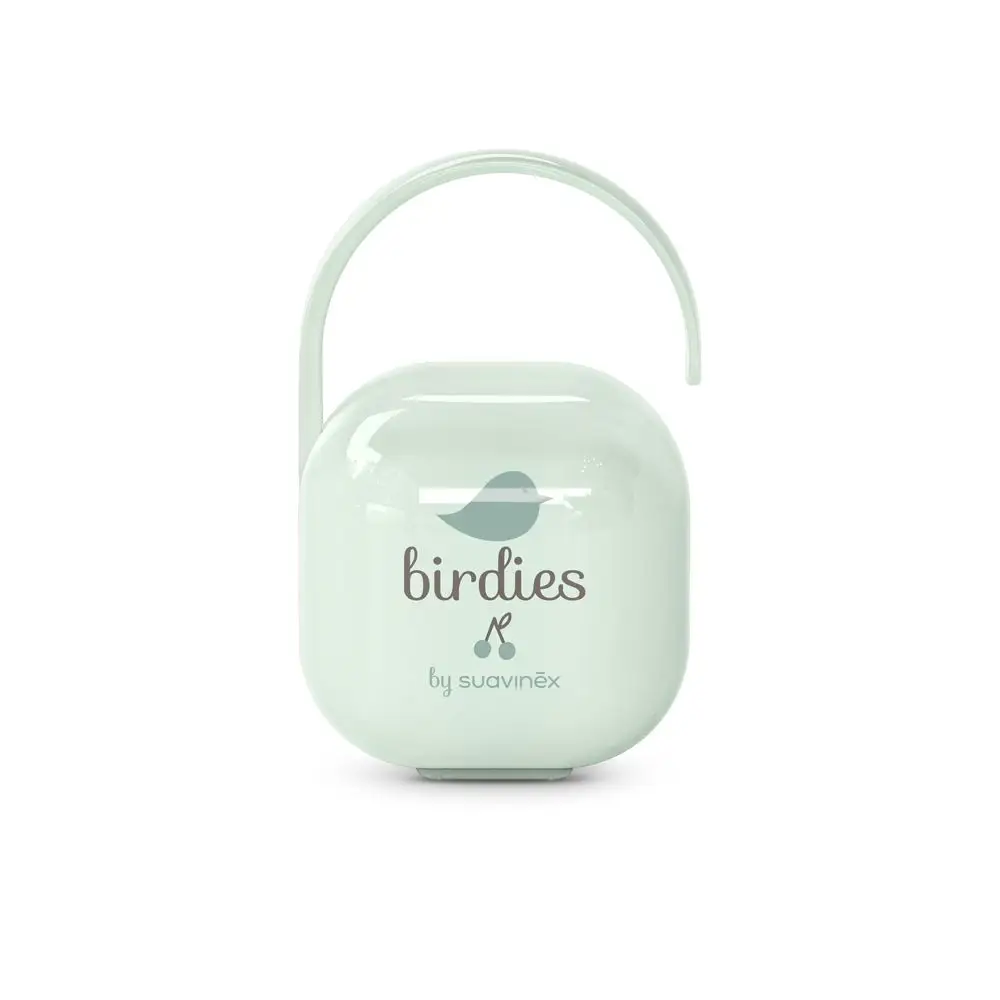 SUAVINEX Krabička na cumlík BIRDIES - zelená
