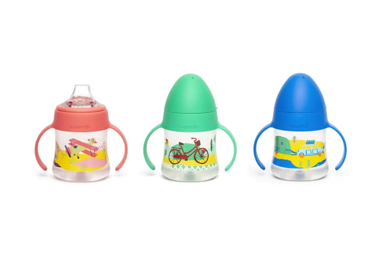 SUAVINEX | PRVÁ fľaša WANDERLUST 150 ml - MODRÁ