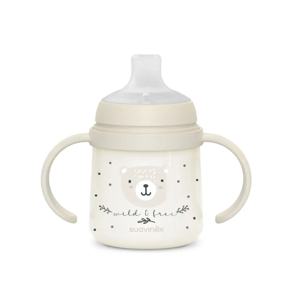 SUAVINEX Prvá fľaša WILD & FREE 150 ml - sivá