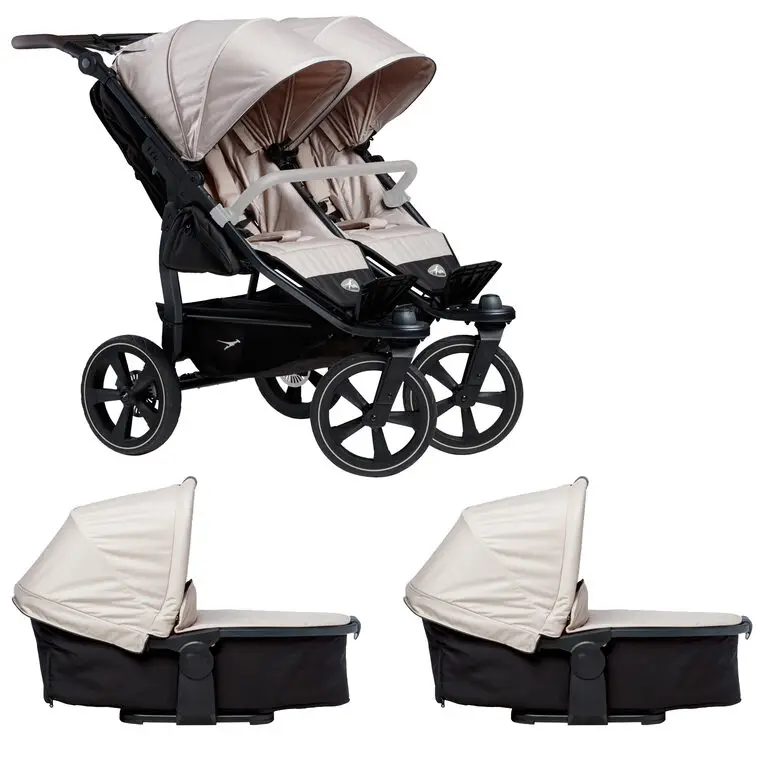 Tfk set duo2 frame 2025 - air chamber wheel + carrycot + seat sand