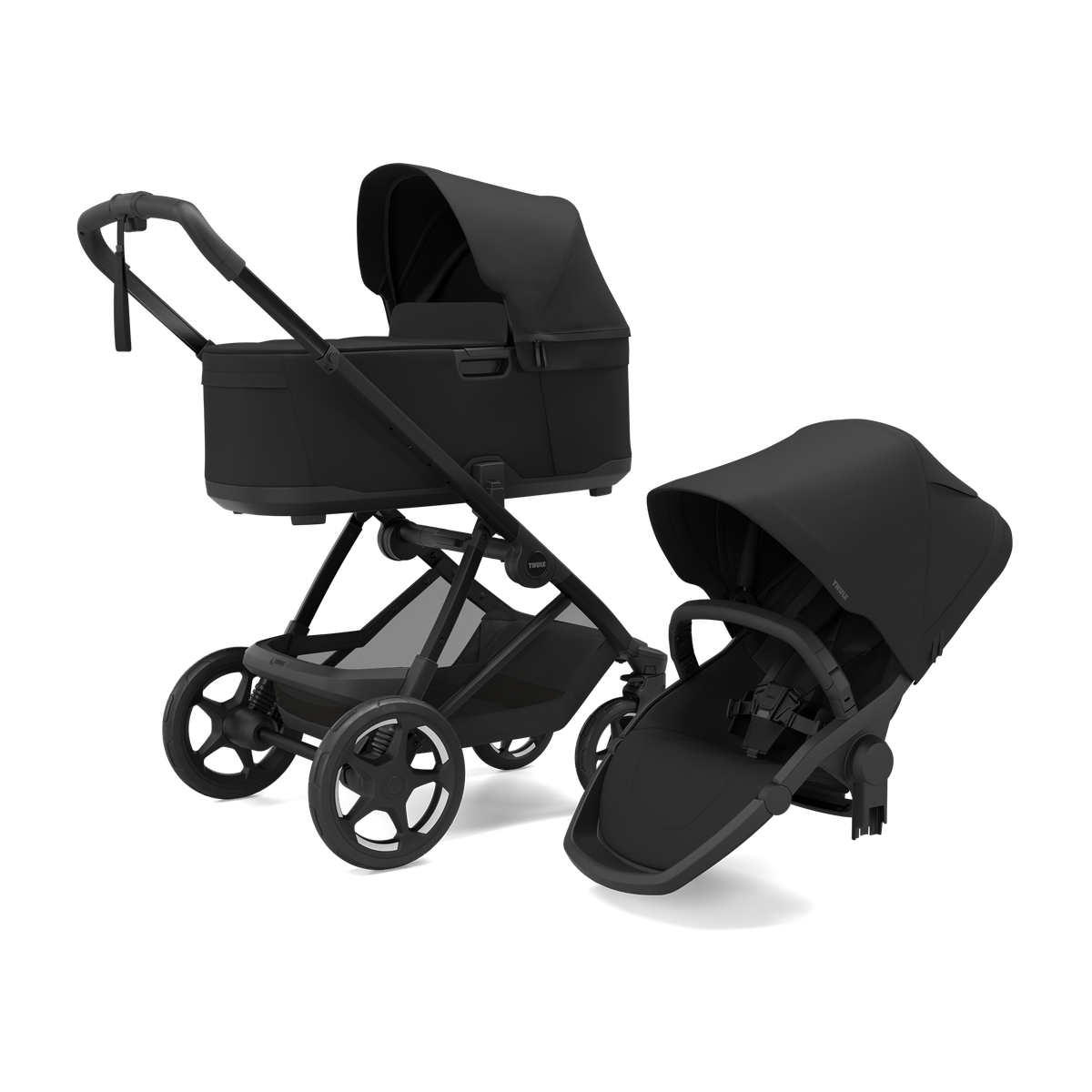 THULE Charm Kombinovaný kočík Black