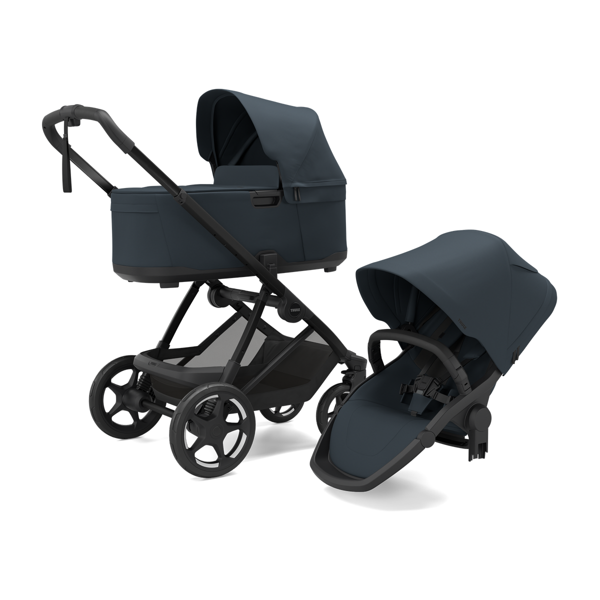 THULE Charm Kombinovaný kočík Darkest Blue